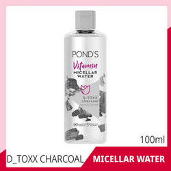 POND'S Micellar Charcoal Water Cleanser - 100ml - Cozmetica