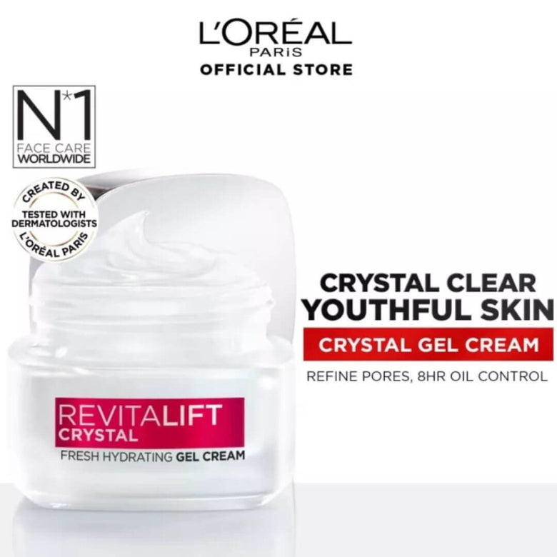 L'Oreal Paris Revitalift Crystal Fresh Gel Cream - choicemall
