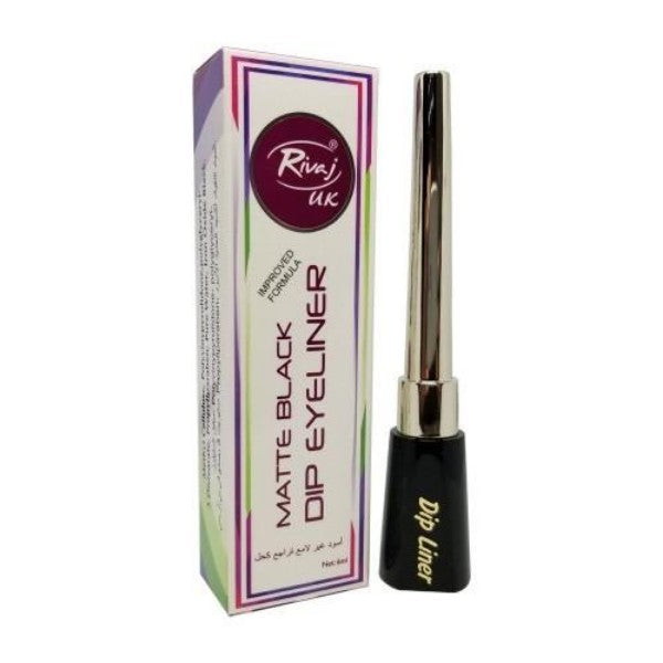 Rivaj Matte Black Dip Eyeliner 6Ml