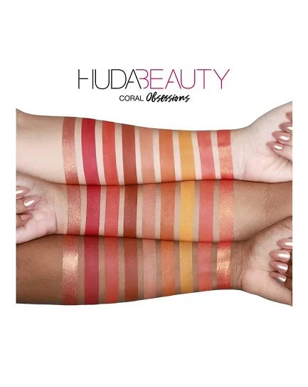 Huda Beauty Coral Obsession Eyeshadow Palette - choicemall