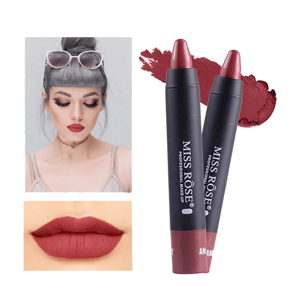 Miss Rose Matte Lip Batom Crayon