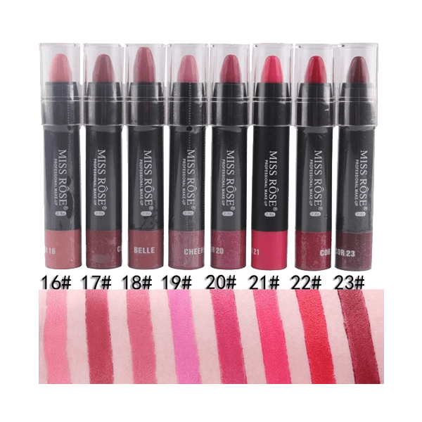Miss Rose Matte Lip Batom Crayon