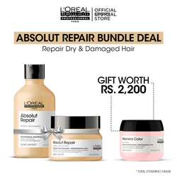 Loreal Professionnel Serie Expert Absolute Shampoo & Mask + Free Vitamino Mask 75ml