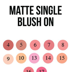 Rivaj Matte Single Blush On Powder