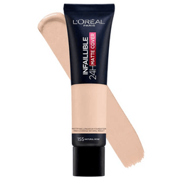 Loreal Infaillible 24H Matte Cover Foundation 155 Naturel Rose 30Ml