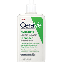 Cerave Hydrating Cream To Foam Cleanser - choicemall