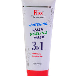 Fliss Whitening Wash Peeling Mask 3 In 1 200Ml