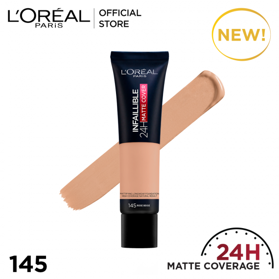 L'Oreal Paris Infallible 24H Matte Cover Foundation - choicemall