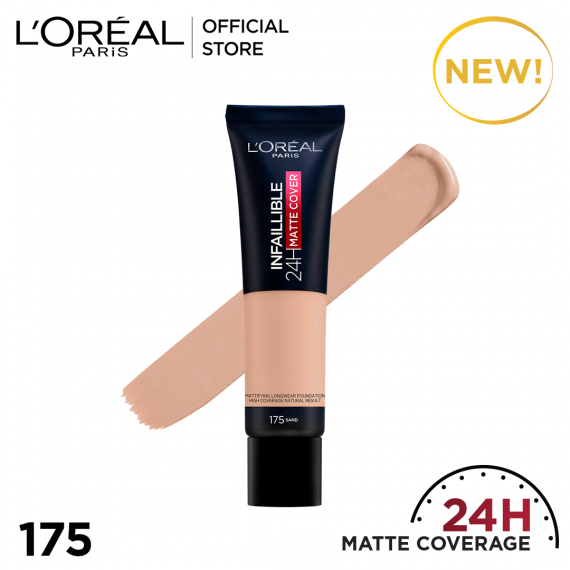 L'Oreal Paris Infallible 24H Matte Cover Foundation - choicemall