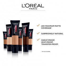 L'Oreal Paris Infallible 24H Matte Cover Foundation - choicemall